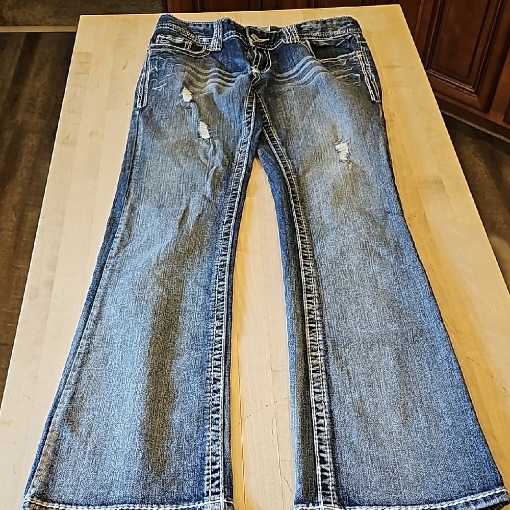 Blue Flare & Wide Leg Jeans